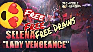 CLAIM FREE TOKENS AND GET THIS REWARDS! FREE DRAW CRIMSON CHARM EVENT SELENA ABYSS - MLBB