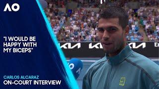 Carlos Alcaraz On-Court Interview | Australian Open 2025 Second Round