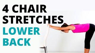 4 Chair Stretches For Sciatica, Lower Back Pain Relief, And Hip Pain