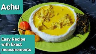 ACHU AND Yellow Soup Recipe--Cameroon Dish