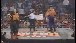 WCW Monday Nitro 9-7-98 Sting and Lex Luger vs Rowdy Roddy Piper and Diamond Dallas Page