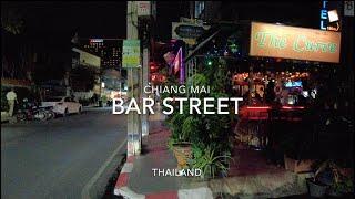 Chiang Mai Bar Street Loi Kroh Road 2024 View Walk Thailand Nightlife