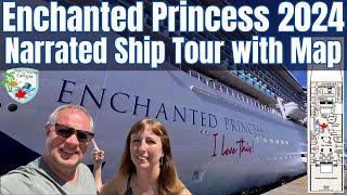 We Spent 32 Days on This Ship - Guided Ship Tour of the Enchanted Princess