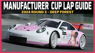 GT7 2024 Manufacturer Cup Lap Guide - Deep Forest