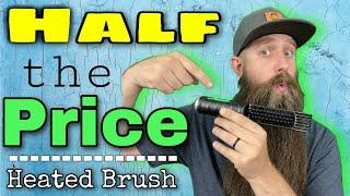 Popular Heated Brush - HALF the Price! Nisperos Cordless Beard Straightener review!