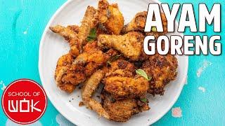 Simply Delicious Ayam Goreng (Whole Fried Chicken) Recipe!