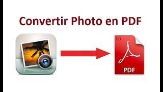 Comment Convertir une Photo en PDF Gratuitement en ligne