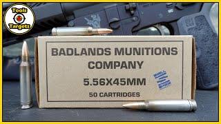 Match Grade Greatness?...Badlands Munitions 5.56 Ammo Ballistic Gel Test!