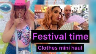 Festival mini clothes haul ideas  party time Humber street sesh