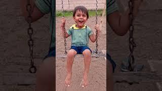 Aarsh Enjoying The Swings