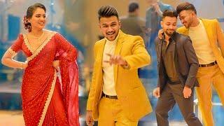  කහ ශර් ට්  අයියා ‍යාලුවගේ Wedding එකේ දීපු Surprise එක  | Wedding Surprise Dance 2025