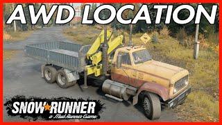 SNOWRUNNER  AWD GMC MH9500 UPGRADE LOCATION LAKE KOVD