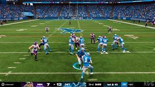 Madden NFL 25 - Minnesota Vikings vs Detroit Lions - Gameplay (PS5 UHD) [4K60FPS]