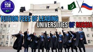 TUITION FEES OF UNIVERSITIES IN RUSSIA | STUDY IN RUSSIA 2023-2024 | SCHOLARSHIPS IN RUSSIA