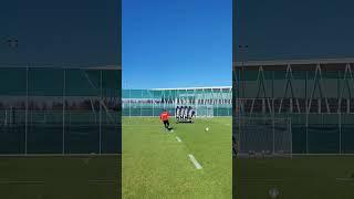 Jonathan Schmid vs. springende Freistoßmauer (jumping freekick wall)