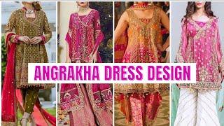 ANGRAKHA DRESS DESIGN || ANGRAKHA KURTI DESIGN 2021| ANGRAKHA STYLE #FashionandDesign