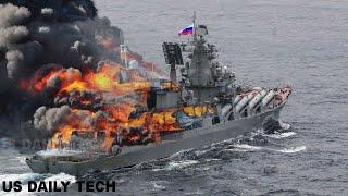 Ukrainian Drone brutally destroy Three Russian Warships In One Blow on Kaspiysk