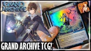 GRAND ARCHIVE TCG IS INCREDIBLE! - FRACTURED CROWN UNBOXING