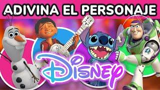 Adivina EL PERSONAJE de DISNEY por su SILUETA  | Play Quiz Nivel Fácil