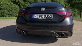 Alfa Romeo Giulia 2.0 Turbo (280 PS): Sound / Beschleunigung 0 - 240 km/h - Autophorie