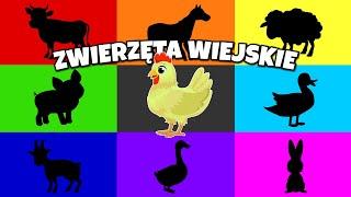 Zwierzęta wiejskie - Bajka edukacyjna - Film edukacyjny o zwierzętach na wsi