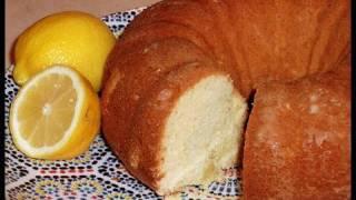 Yogurt Lemon Cake Recipe - Recipe with my Grandmother - CookingWithAlia - Episode 100