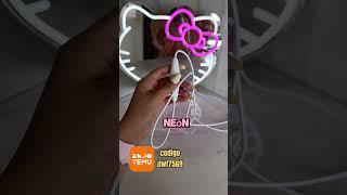 Espejo de hello kitty con luz led 