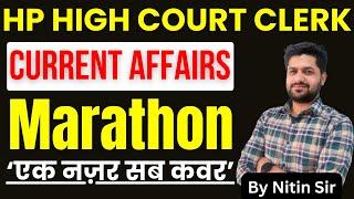 HP High Court Clerk 2024 | Marathon | Current Affairs | #hphighcourtclerk #hphighcourt