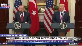 FNN: President Trump and Turkish President Erdogan Deliver Joint Statement at White House (FULL)