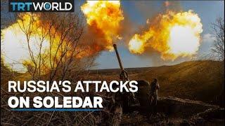 Ukraine says Russia is stepping up assault on Soledar