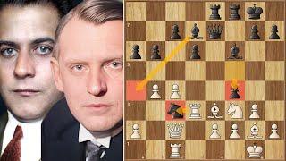 "After 10 Long Years... They Meet Again!" || Capablanca vs Alekhine || Nottingham (1936)