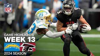 Los Angeles Chargers vs. Atlanta Falcons Game Highlights | NFL 2024 Season Week 13