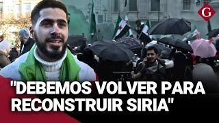 SIRIOS DESPLAZADOS celebran la CAÍDA de BASHAR AL ASAD | Gestión