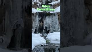 Frozen/running water #highlights #winter #travel #short #asmr #ice #waterfall #nature #germany #omg