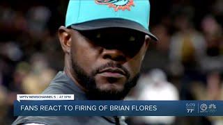 Fans sound off on surprise firing of Dolphins coach Brian Flores