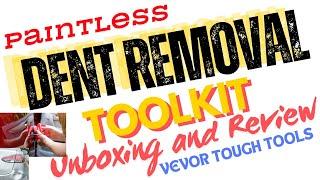 Vevor Paintless Dent removal toolkit - unboxing and review with DIY Tutorial