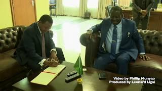 Governor Mutua makes a courtesy call to ODM Party Leader Raila Odinga