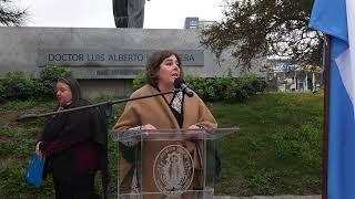 Macarena Rubio en homenaje al Dr. Luis Alberto de Herrera