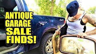 Ep231: WE FOUND SOME VALUABLE ANTIQUE TREASURES! - The ORIGINAL GoPro Garage Sale Vlog!