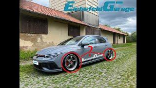 VW Golf 8 GTI Clubsport zu Besuch bei K-Custom neues Fahrwerk & Felgen / Eichsfeldgarage