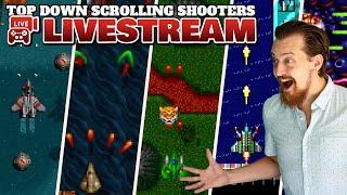  The Best Shoot 'em up // Top Down Scrolling Shooters // SCHMUP Games  [ Livestream ]