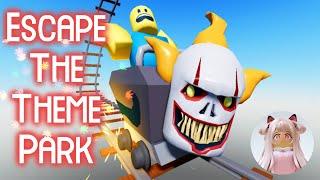 Escape The Theme Park! Obby! Roblox Gameplay Walkthrough No Death [4K]