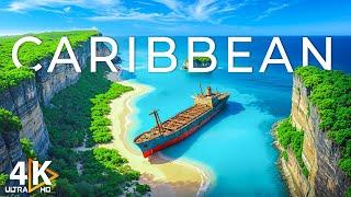 WONDERS OF CARIBBEAN  - Sailing the Caribbean: Crystal Blue Waters - Travel Video 4K