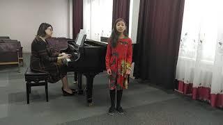 Белянкина Екатерина, 11 лет. Ц.Кюи "Под липами" преп-ль-Николина Н.И., конц-р-Ульянова Н.Н.