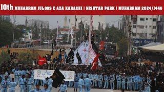 10th Muharram Juloos e Ashura Karachi | Nishtar Park | Muharram 2024/1446 | Qaim TV