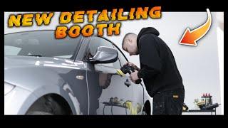 OUR NEW DETAILING BOOTH!!