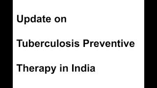 Revised Guidelines on TB preventive therapy