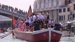 Watch how Venezia FC celebrate their promotion to Serie A. 