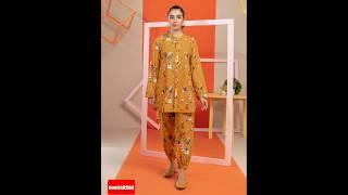 Khaddar allover shirt design for girls #viral