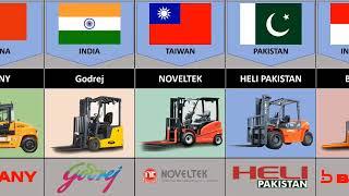 Popular Forklift Brands In Different Countries